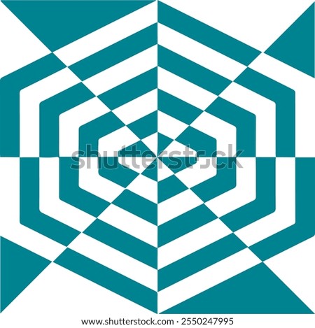 Seamless geometric line pattern. Graphic background with abstract green and white vector extents. Luxurious linear ornaments. Trendy repeat design