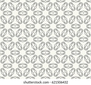 Seamless geometric line pattern. Monochrome linear texture for wallpaper, packaging, banners, invitations, business cards, fabric print. Graphic sketch background