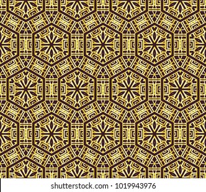 Seamless geometric line pattern. Repeating texture for wallpaper