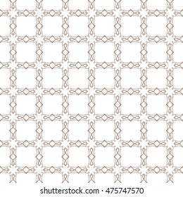 Seamless geometric line pattern, repeating texture. Seamless linear background. Contemporary graphic design, ethnic arabic, indian, turkish monochrome ornament. Seamless lace fabric pattern.