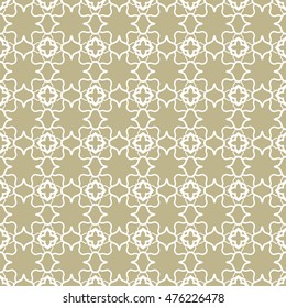 Seamless geometric line pattern, repeating texture. Seamless linear background. Contemporary graphic design, ethnic arabic, indian, turkish monochrome ornament. Seamless lace fabric pattern.