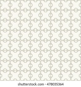 Seamless geometric line pattern, repeating texture. Seamless linear background. Contemporary graphic design, ethnic arabic, indian, turkish monochrome ornament. Seamless lace fabric pattern.