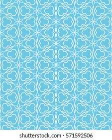 Seamless geometric line pattern. Repeating texture, trendy linear design for packaging, wallpaper, banner, invitation, business card, fabric print. Ethnic line islamic background in arabian style