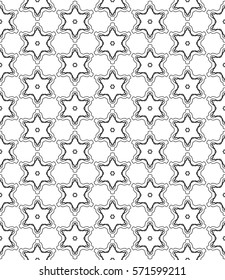 Seamless geometric line pattern. Repeating texture, trendy linear design for packaging, wallpaper, banner, invitation, business card, fabric print. Ethnic line islamic background in arabian style