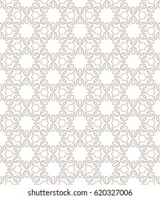 Seamless geometric line pattern. Repeating texture, trendy linear design for packaging, wallpaper, banner, invitation, business card, fabric print. Ethnic line islamic background in arabian style