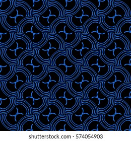 Seamless geometric line pattern. vector illustration. decorative linear style. texture for wallpaper, fabric, invitations, business cards, print.