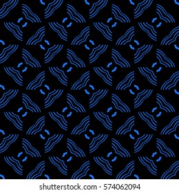 Seamless geometric line pattern. vector illustration. decorative linear style. texture for wallpaper, fabric, invitations, business cards, print.