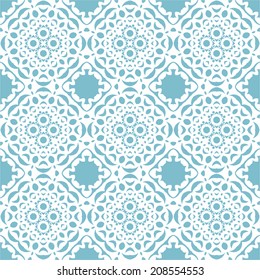 Seamless geometric mandala pattern