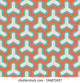 seamless geometric mesh pattern