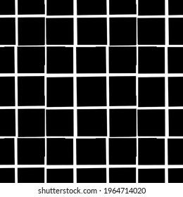 Seamless geometric mesh pattern. Black and white color.Wicker construction. The effect of 3d. For decoration, paper, Wallpaper, fabric and free design. Multi-layer vector file.