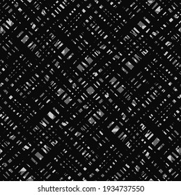 Seamless geometric mesh pattern. Monochrome gray color.Wicker construction. 3d effect. For decoration, paper, wallpaper, fabric and free design. Multi-layer vector file.