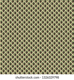Seamless geometric mesh pattern. Neutral colors.Braided structure. For decor paper, Wallpaper, fabric and the free design. Layered vector file.