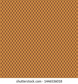 Seamless Geometric Mini Circle Pattern  / Vector Illustration / Golden Ochre and Maroon Background / Global Colors saved in Swatch Panel