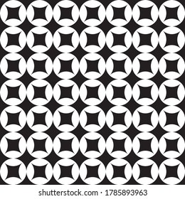 Seamless geometric minimal style pattern