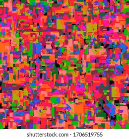 Seamless geometric minimalistic artwork poster pattern in retro 80s style. Pop art. fashion style pattern illustration background. Ideal for fabric design, paper print and website backdrop.