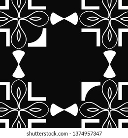 Seamless geometric modern art deco pattern background