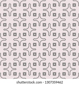Seamless Geometric Modern Pattern. Art-Deco Geometric Background. Graphic Design. Vector Illustration. Beige color.