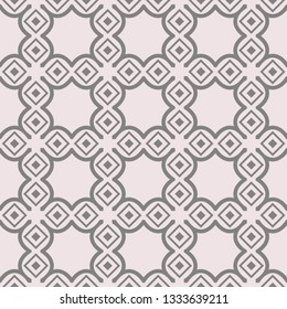 Seamless Geometric Modern Pattern. Art-Deco Geometric Background. Graphic Design. Vector Illustration. Beige color.
