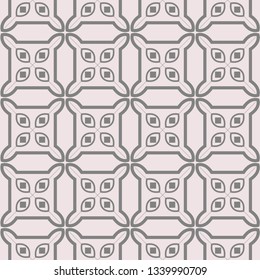 Seamless Geometric Modern Pattern. Art-Deco Geometric Background. Graphic Design. Vector Illustration. Beige color.