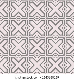 Seamless Geometric Modern Pattern. Art-Deco Geometric Background. Graphic Design. Vector Illustration. Beige color.