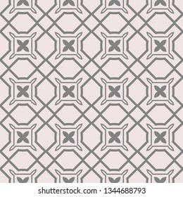 Seamless Geometric Modern Pattern. Art-Deco Geometric Background. Graphic Design. Vector Illustration. Beige color.