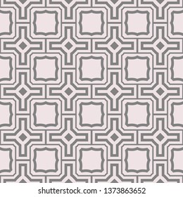 Seamless Geometric Modern Pattern. Art-Deco Geometric Background. Graphic Design. Vector Illustration. Beige color.