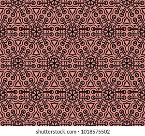 Seamless geometric modern pattern. Vector abstract classical background