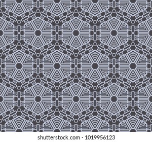 Seamless geometric modern pattern. Vector abstract classical background