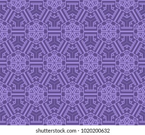 Seamless geometric modern pattern. Vector abstract classical background