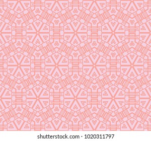 Seamless geometric modern pattern. Vector abstract classical background
