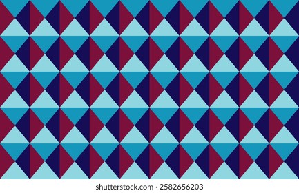 Seamless geometric mosaic pattern with clean shapes. Perfect for abstract backgrounds, modern poster artwork, or trendy textile prints.
