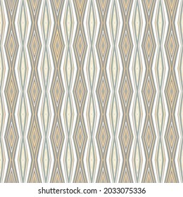 Seamless geometric multi shape vector pattern. Abstract modern rhombus grey, green and yellow colors.