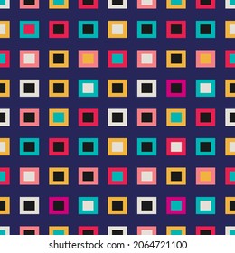 ilustración vectorial textil de papel pintado multicolor y geométrico transparente