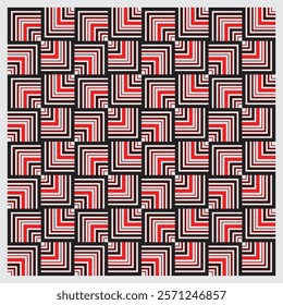 Seamless geometric natural color pattern. Simple vector graphic.