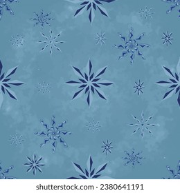 Seamless geometric New Year pattern made in Illustrator