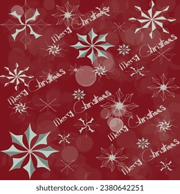Seamless geometric New Year pattern made in Illustrator
