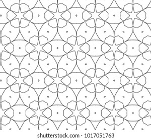 Seamless geometric oernamental vector pattern