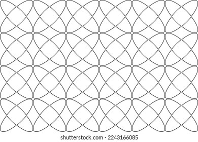 Seamless geometric ornament. Abstract geometric background pattern