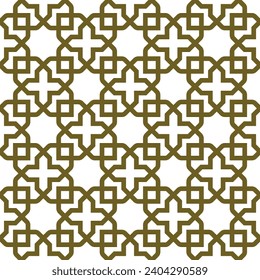 Seamless geometric ornament in arabic style