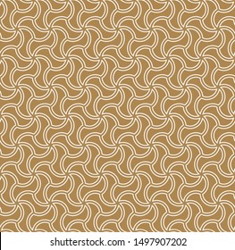 Seamless geometric ornament based on arabic art. .Brown color background.Great design for fabric,textile,cover,wrapping paper,background.Doubled lines.