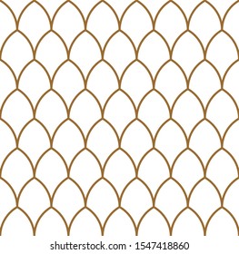 Seamless geometric ornament based on traditional arabic art. Muslim mosaic.Brown color lines.Great design for fabric,textile,cover,wrapping paper,background.Average thickness.