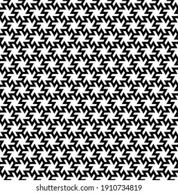 Seamless geometric ornament based on traditional islamic art.Black color lines.Great design for fabric,textile,cover,wrapping paper,background. Thick lines.