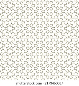 Seamless geometric ornament based on traditional islamic art.Brown color lines.Great design for fabric,textile,cover,wrapping paper,background.