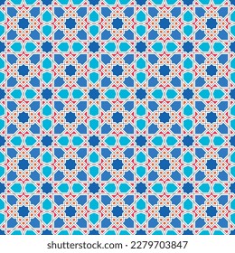 Seamless geometric ornament based on traditional islamic art. Great design for fabric,textile,cover,wrapping paper,background.