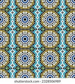Nahtlose geometrische Ornamente auf der Grundlage traditioneller islamischer Kunst.Für Gewebe, Textilien, Deckel, Wickelpapier, Hintergrund