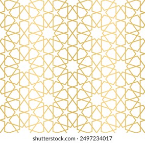 Nahtlose geometrische Ornament auf der Grundlage der traditionellen arabischen Kunst, Großartiges Design für Stoff, Textil, Abdeckung, Umhüllungspapier, Hintergrund.