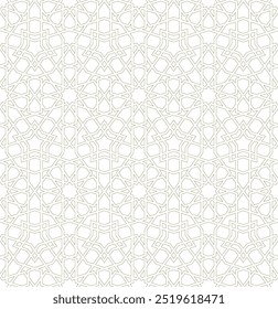 Ornamento geométrico contínuo baseado em linhas de cores arábicas tradicionais contornadas