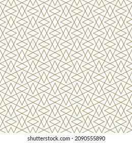 Seamless geometric ornament .Brown color lines.Great design for fabric,textile,cover,wrapping paper,background.Thin lines.