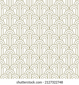 Seamless geometric ornament .Brown color lines.Great design for fabric,textile,cover,wrapping paper,background.