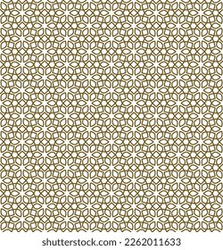 Seamless geometric ornament .Brown color lines.Great design for fabric,textile,cover,wrapping paper,background.